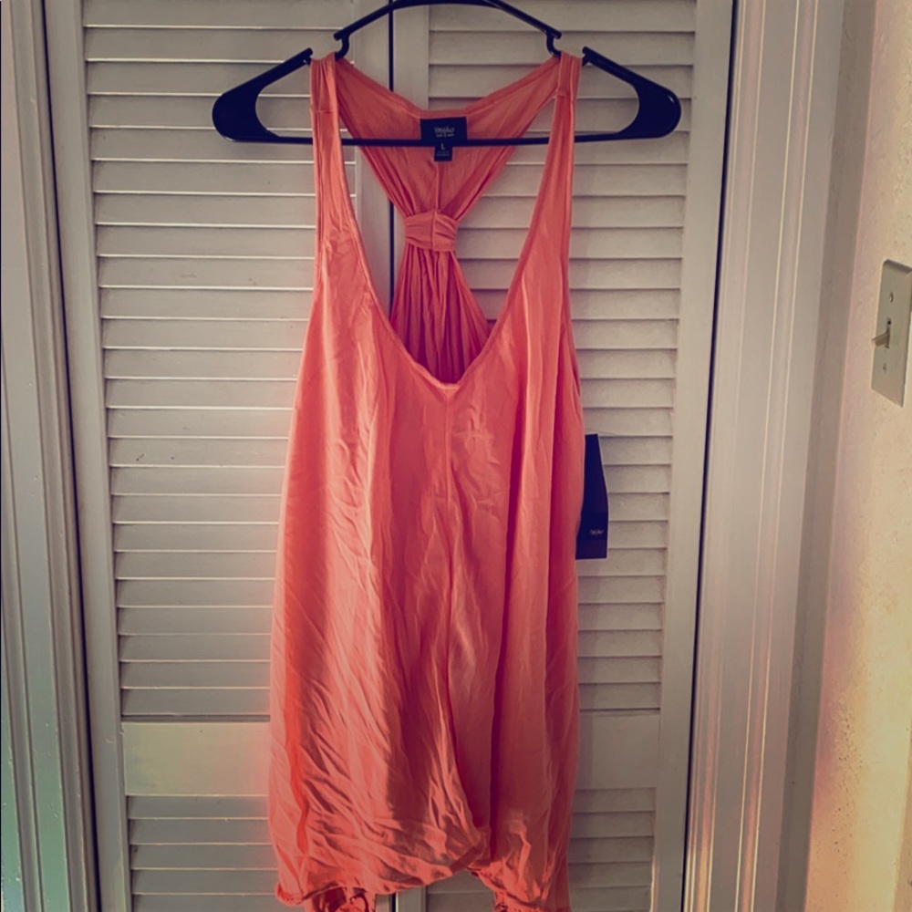 Chiffon-rayon top